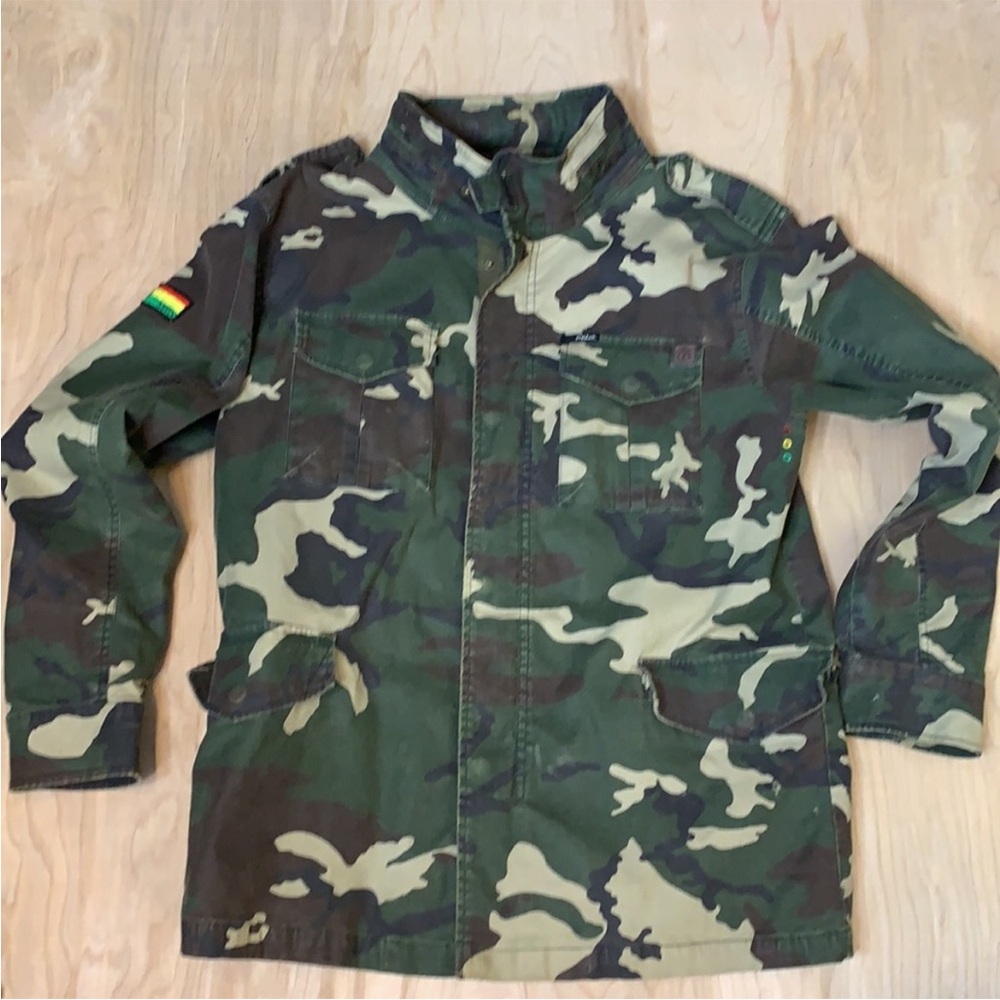 Military Field Jacket Camo Vintage Matix Skateboarding Torey Pudwell  Medium
